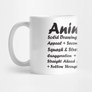 12 Principles of Animation Mug